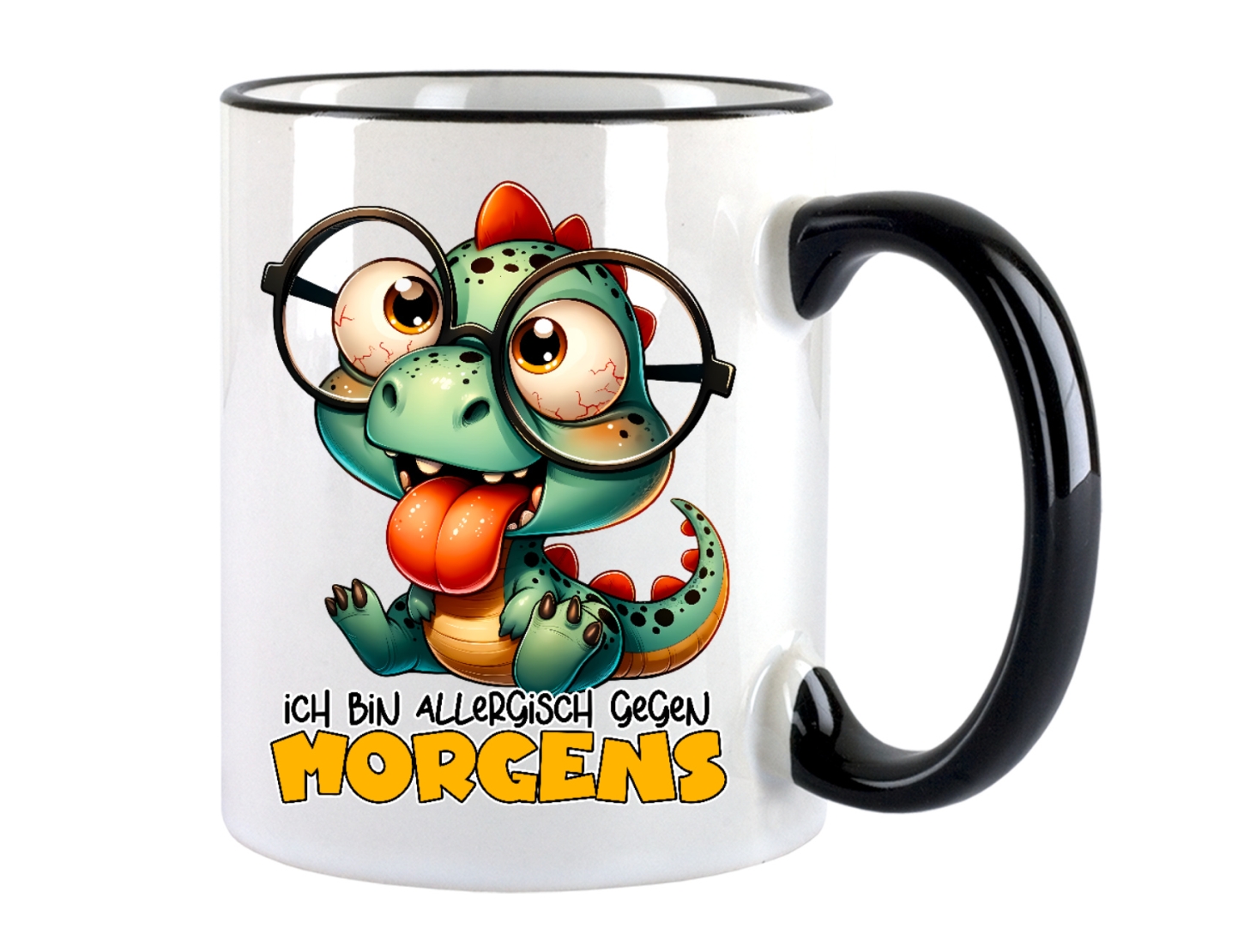 Tasse Ich bin allergisch gegen morgens